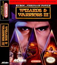 Wizards & Warriors III -  Kuros - Visions of Power (Nintendo NES (NSF))