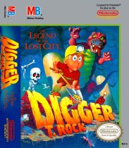 Digger T. Rock - The Legend of the Lost City (Nintendo NES (NSF))