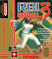 R.B.I. Baseball 3 (Nintendo NES (NSF))